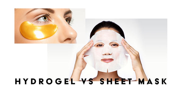 What's the difference? Hydrogel Mask Vs. Sheet Mask
