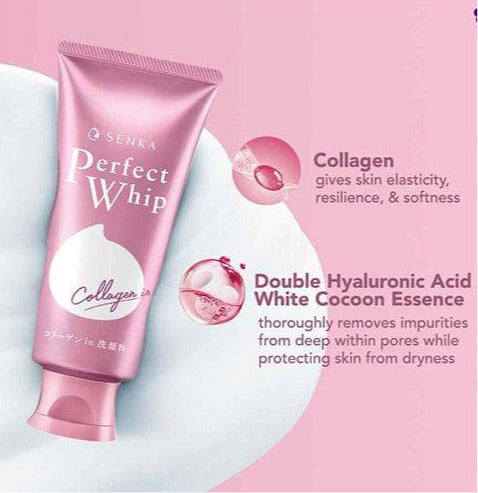Senka Perfect Whip Collagen Facial Cleanser